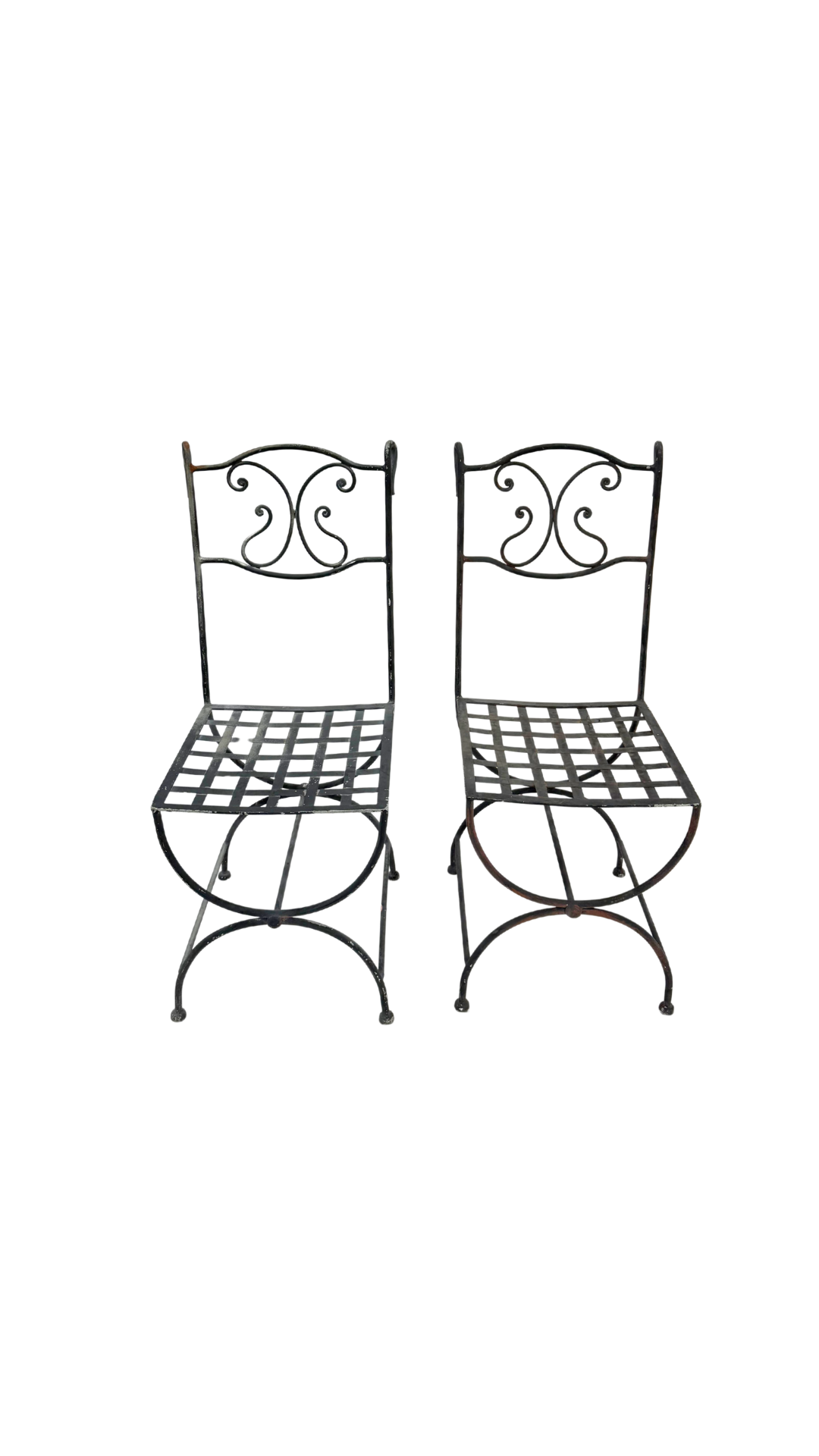 Pair of Wrought Iron Chairs