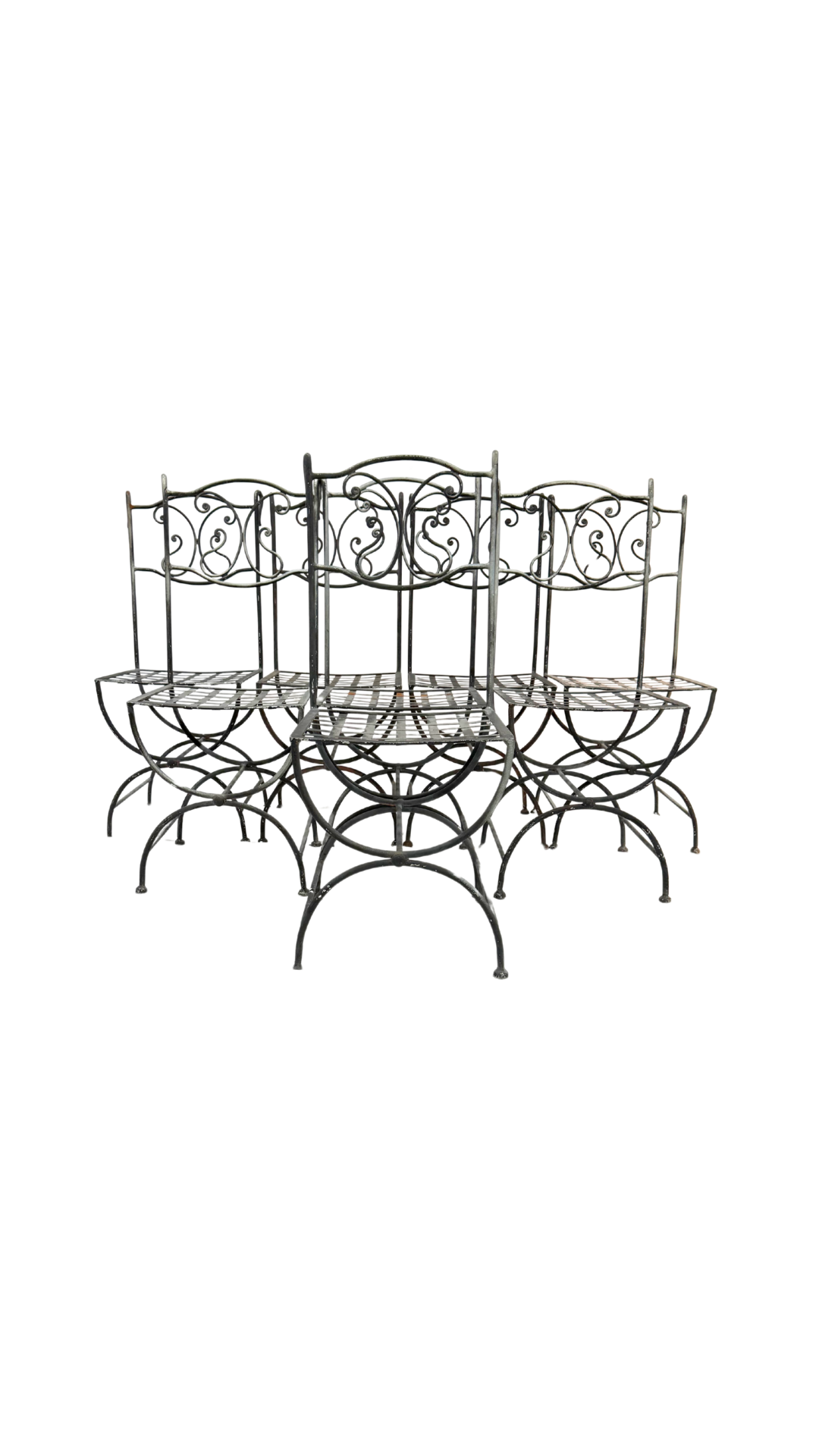 Pair of Wrought Iron Chairs