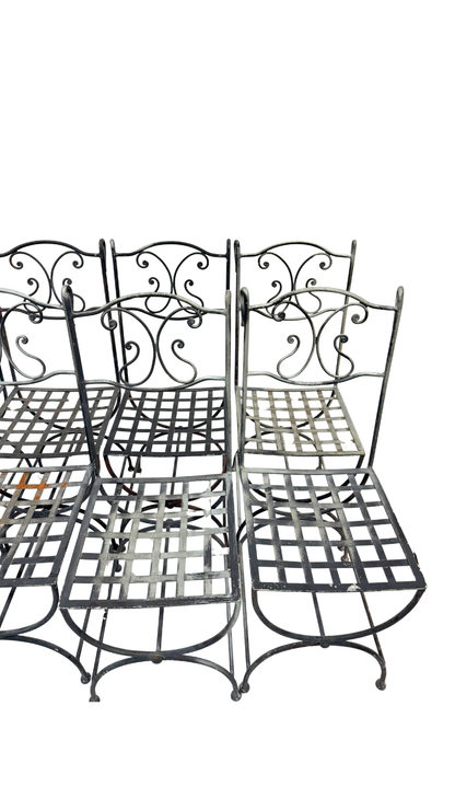 Pair of Wrought Iron Chairs