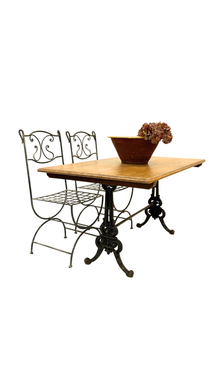 Pair of Wrought Iron Chairs