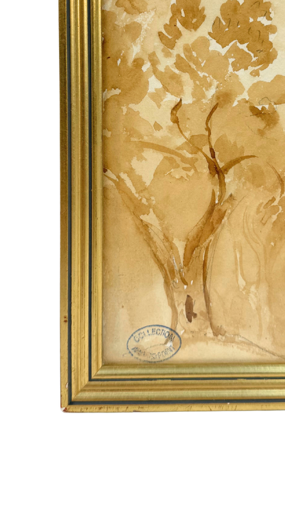 Armand Point Watercolor Tree Study