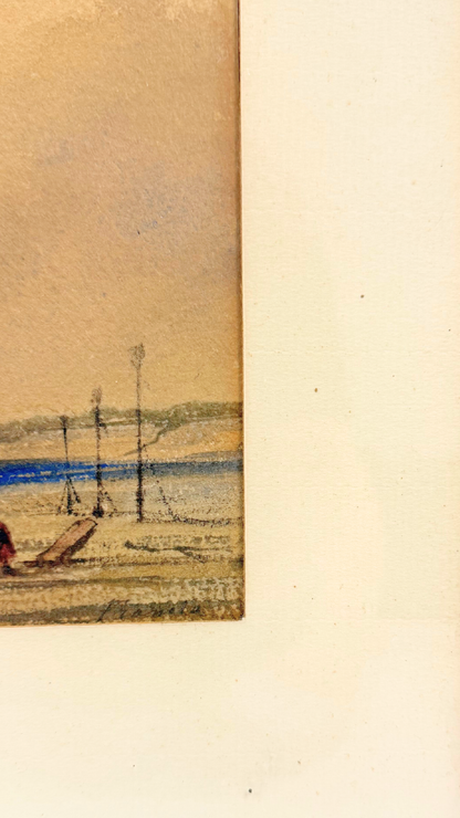 French Seaside Watercolor