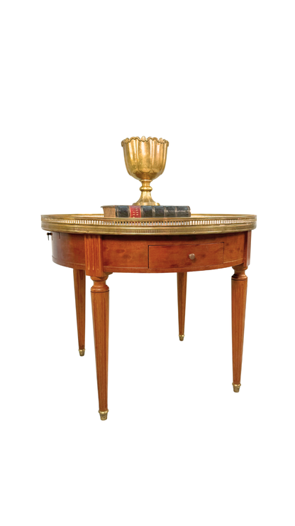 Louis XVI–Style Marble-Top Bouillotte Table