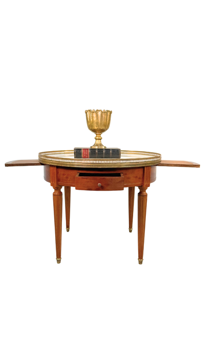 Louis XVI–Style Marble-Top Bouillotte Table