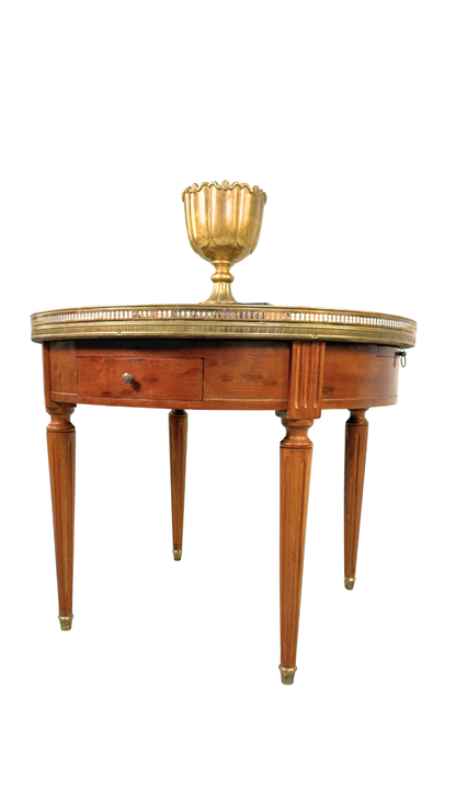 Louis XVI–Style Marble-Top Bouillotte Table