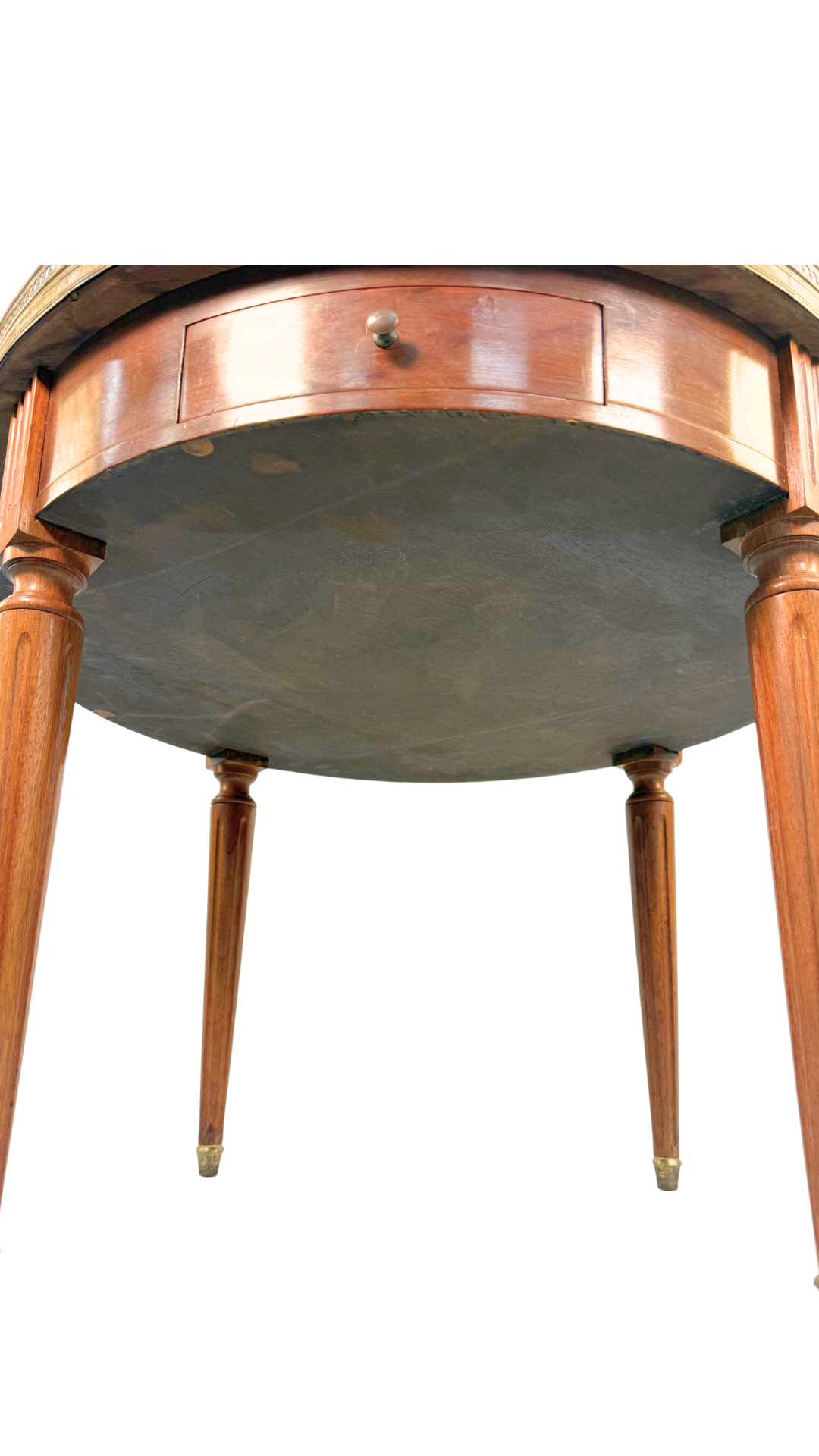 Louis XVI–Style Marble-Top Bouillotte Table