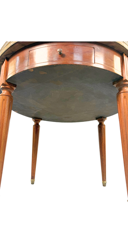 Louis XVI–Style Marble-Top Bouillotte Table