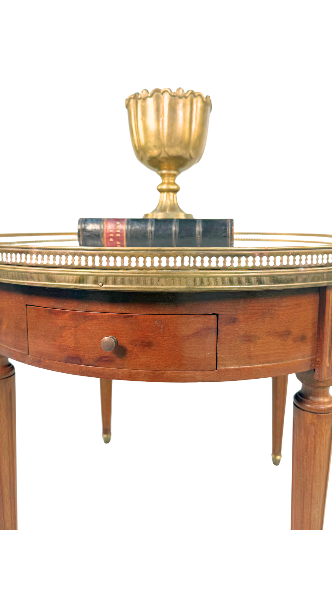 Louis XVI–Style Marble-Top Bouillotte Table