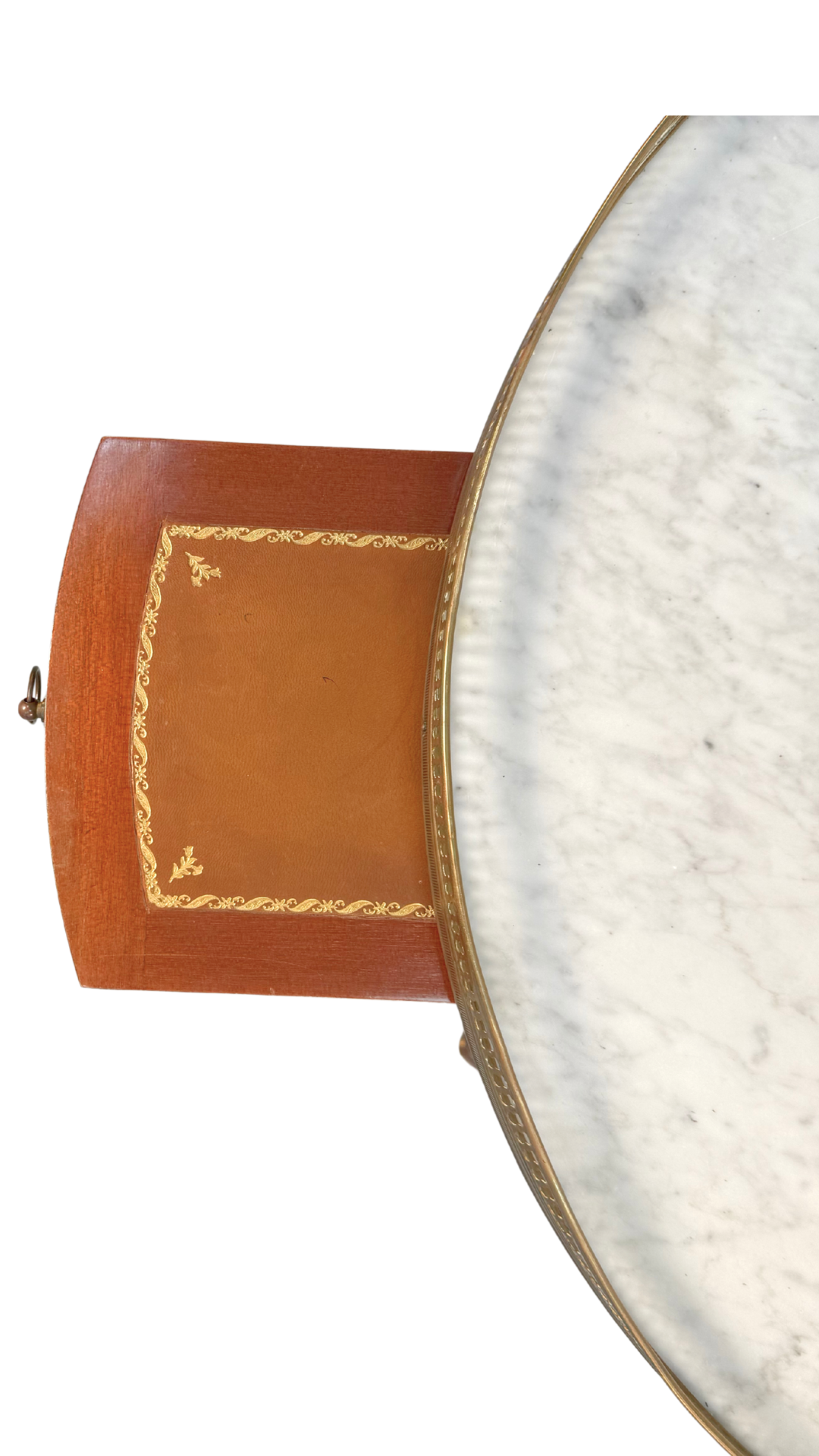 Louis XVI–Style Marble-Top Bouillotte Table