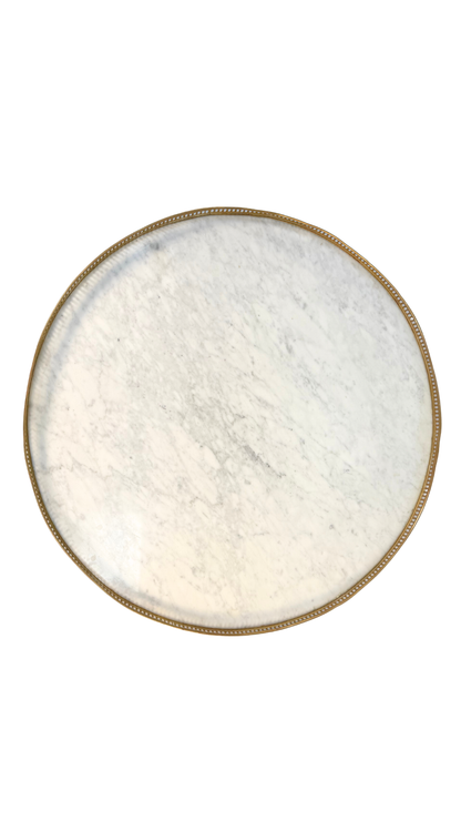 Louis XVI–Style Marble-Top Bouillotte Table