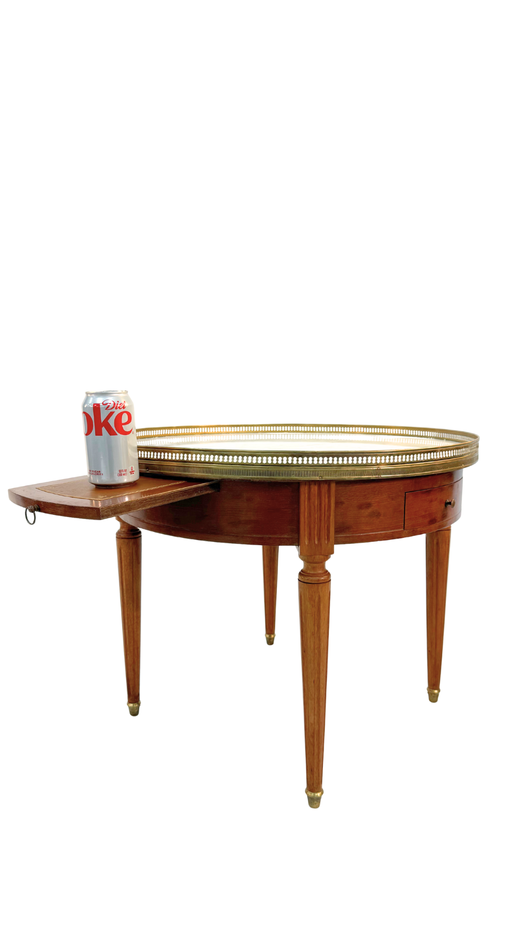 Louis XVI–Style Marble-Top Bouillotte Table