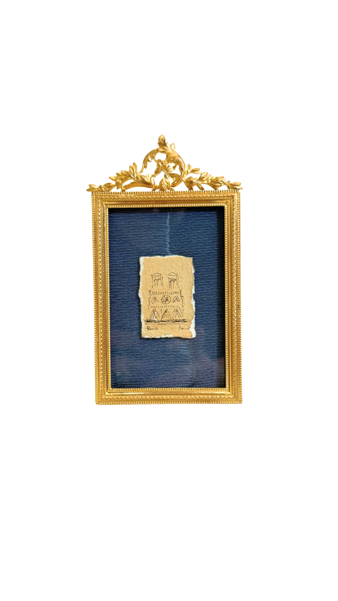 Antique Bronze Frame Notre-Dame de Paris