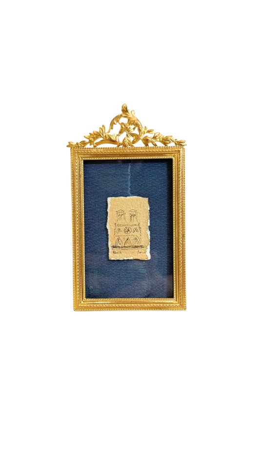 Antique Bronze Frame Notre-Dame de Paris