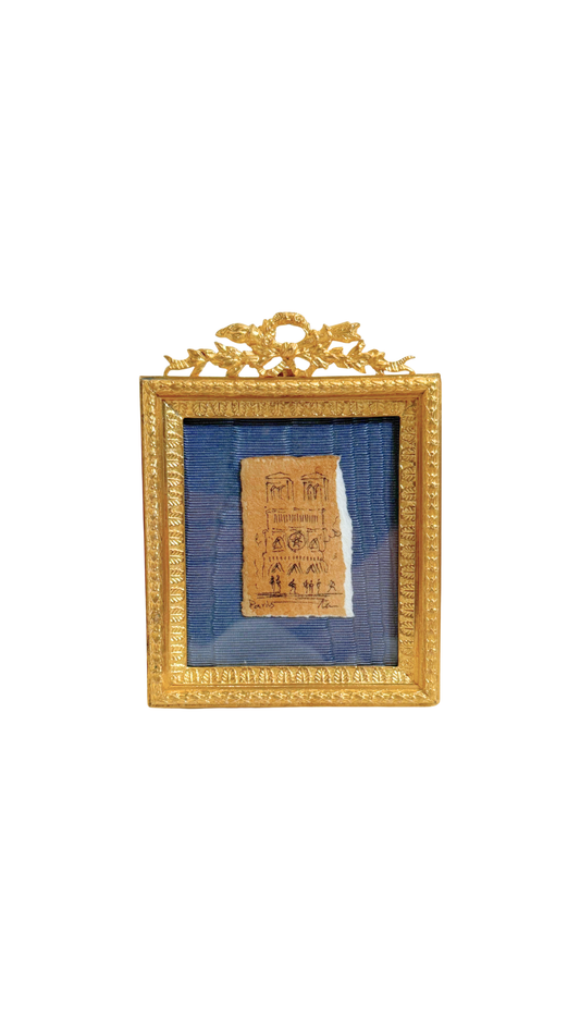 Bronze Ribbon-Top Frame Notre-Dame de Paris