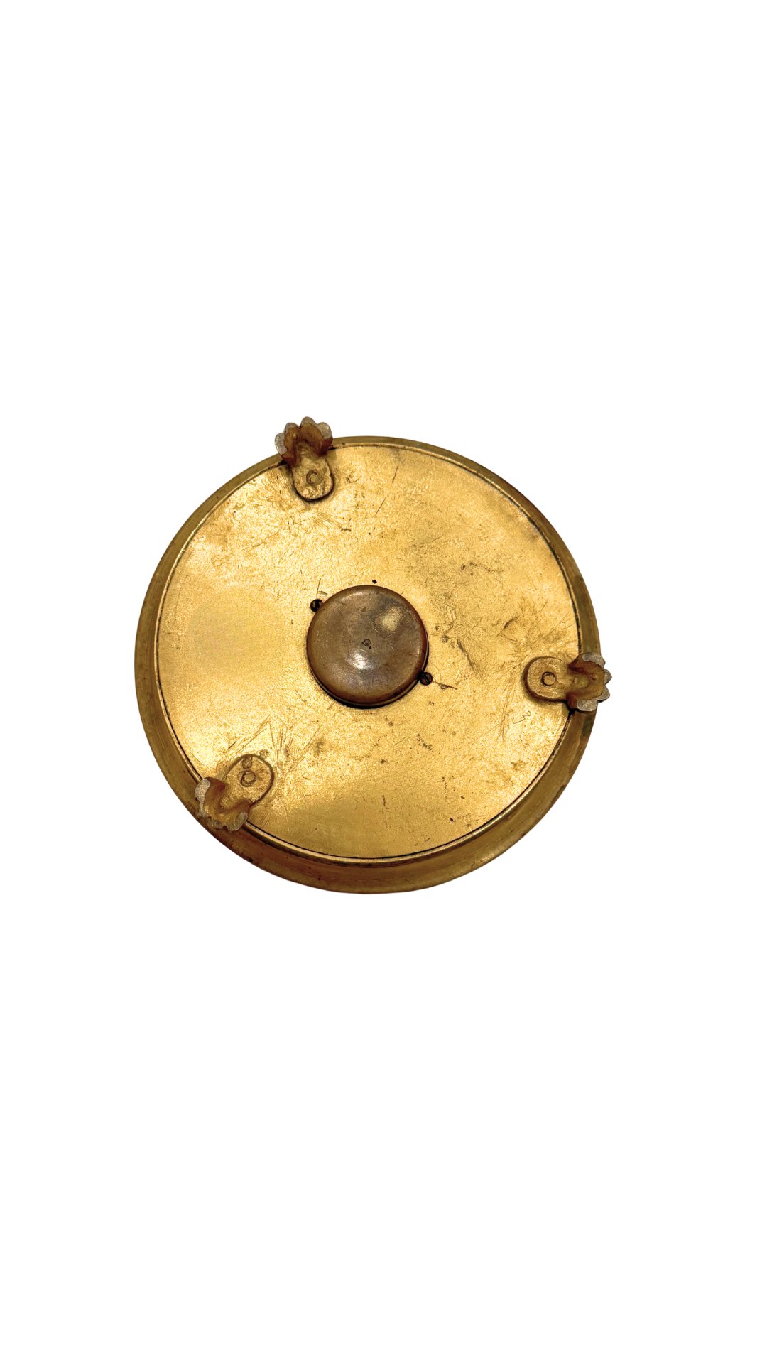 French Bronze Footed Inkwell