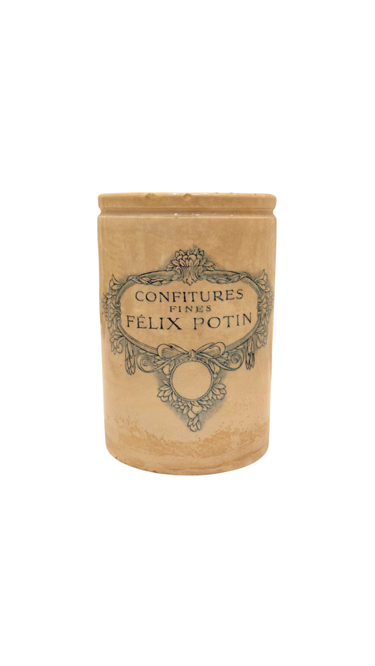 Antique French Félix Potin Confiture Jar