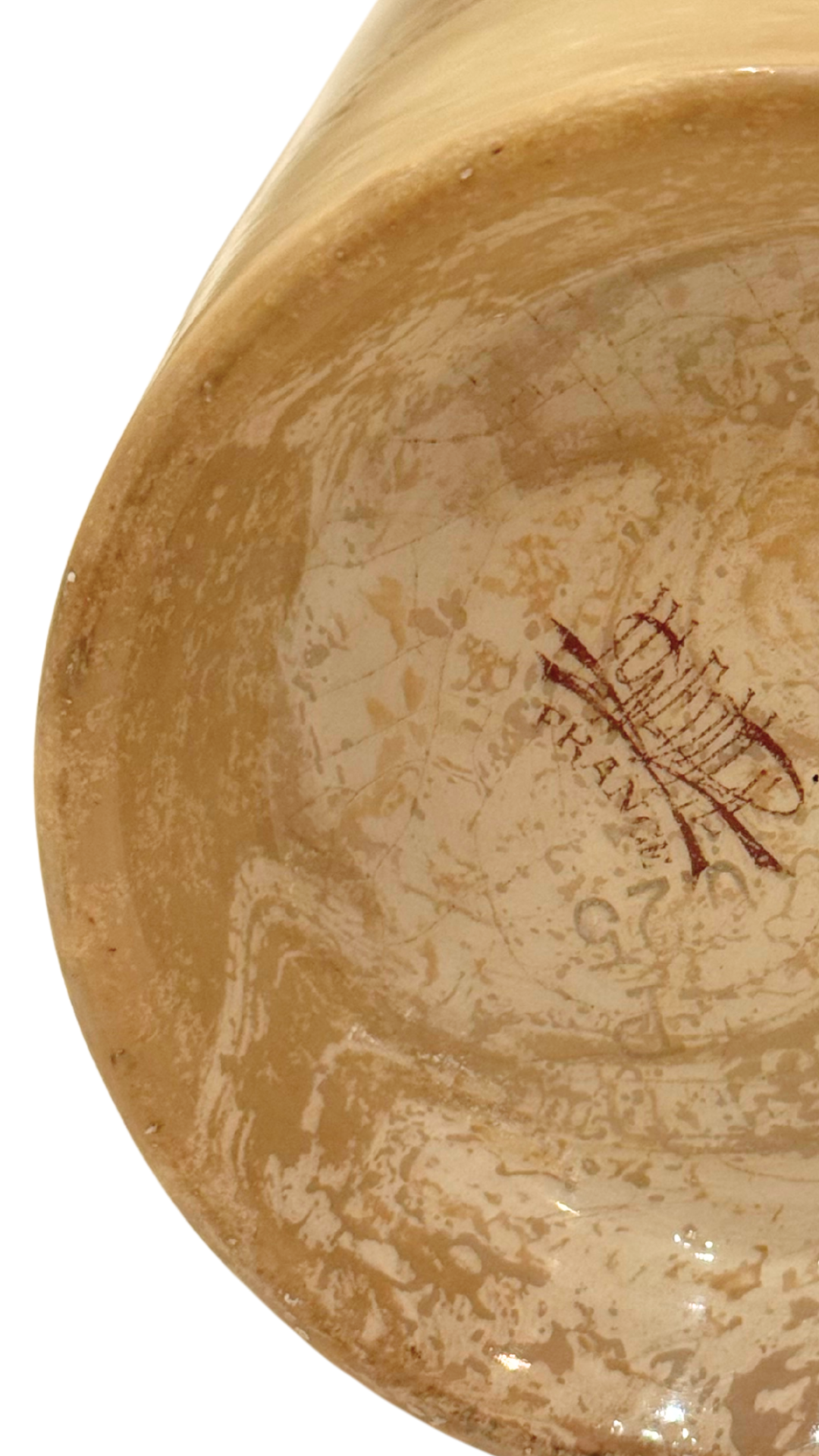 Antique French Félix Potin Confitures Advertising Jar