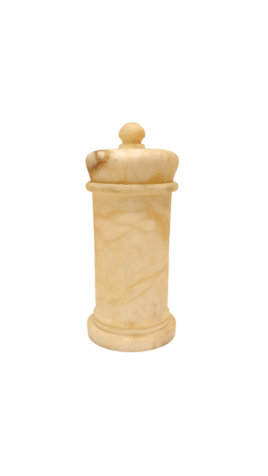 Antique Alabaster Apothecary Jar