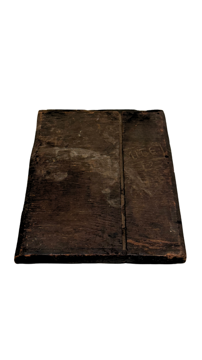 Antique Religious Panel Painting on Wood