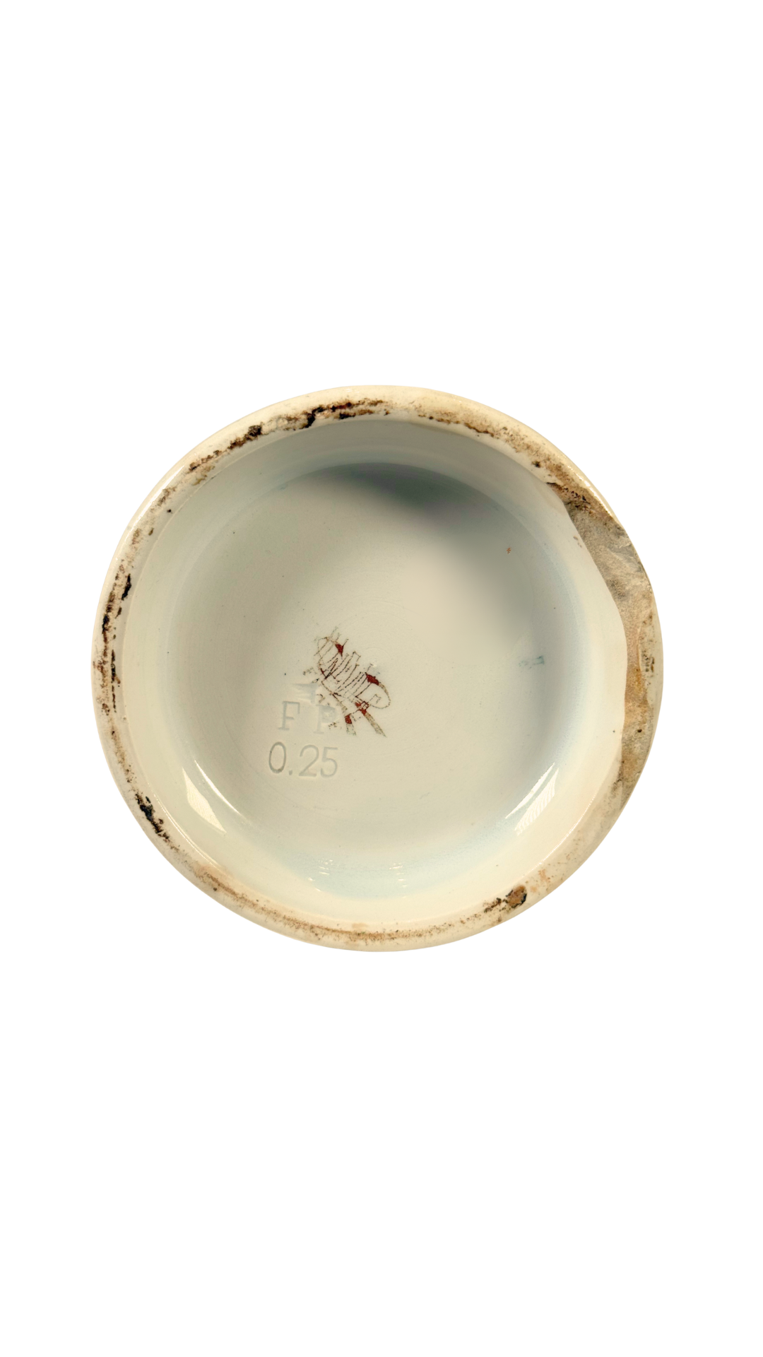 Antique French Félix Potin Confiture Jar with Cork Lid