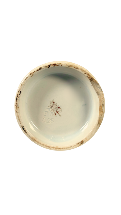 Antique French Félix Potin Confiture Jar with Cork Lid