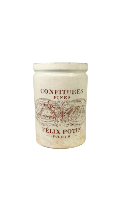 Antique French Félix Potin Confitures Jar