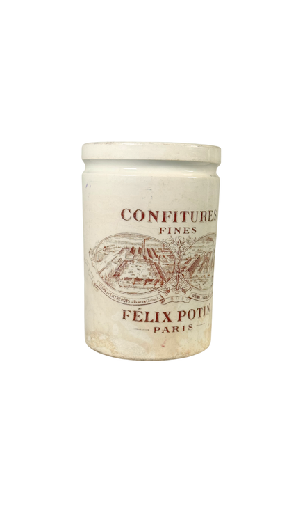 Antique French Félix Potin Confitures Jar