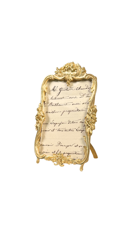 Antique Gilt Bronze Tabletop Frame