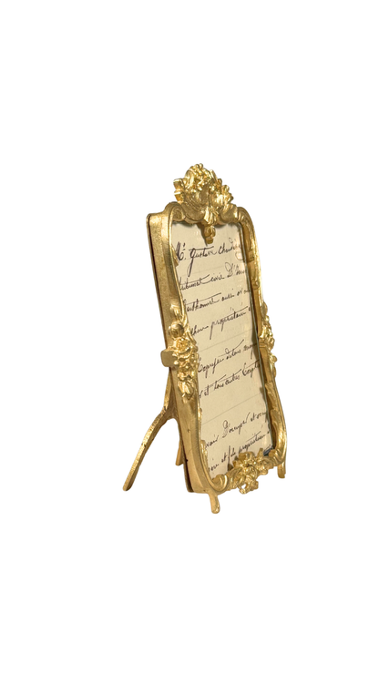 Antique Gilt Bronze Tabletop Frame