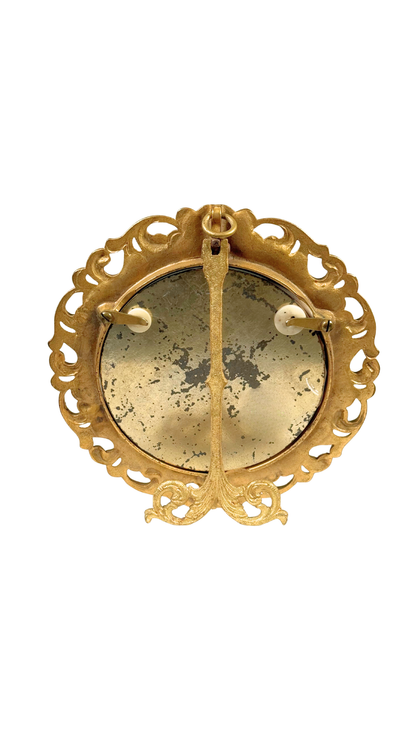 Oval Gilt Bronze Standing Frame