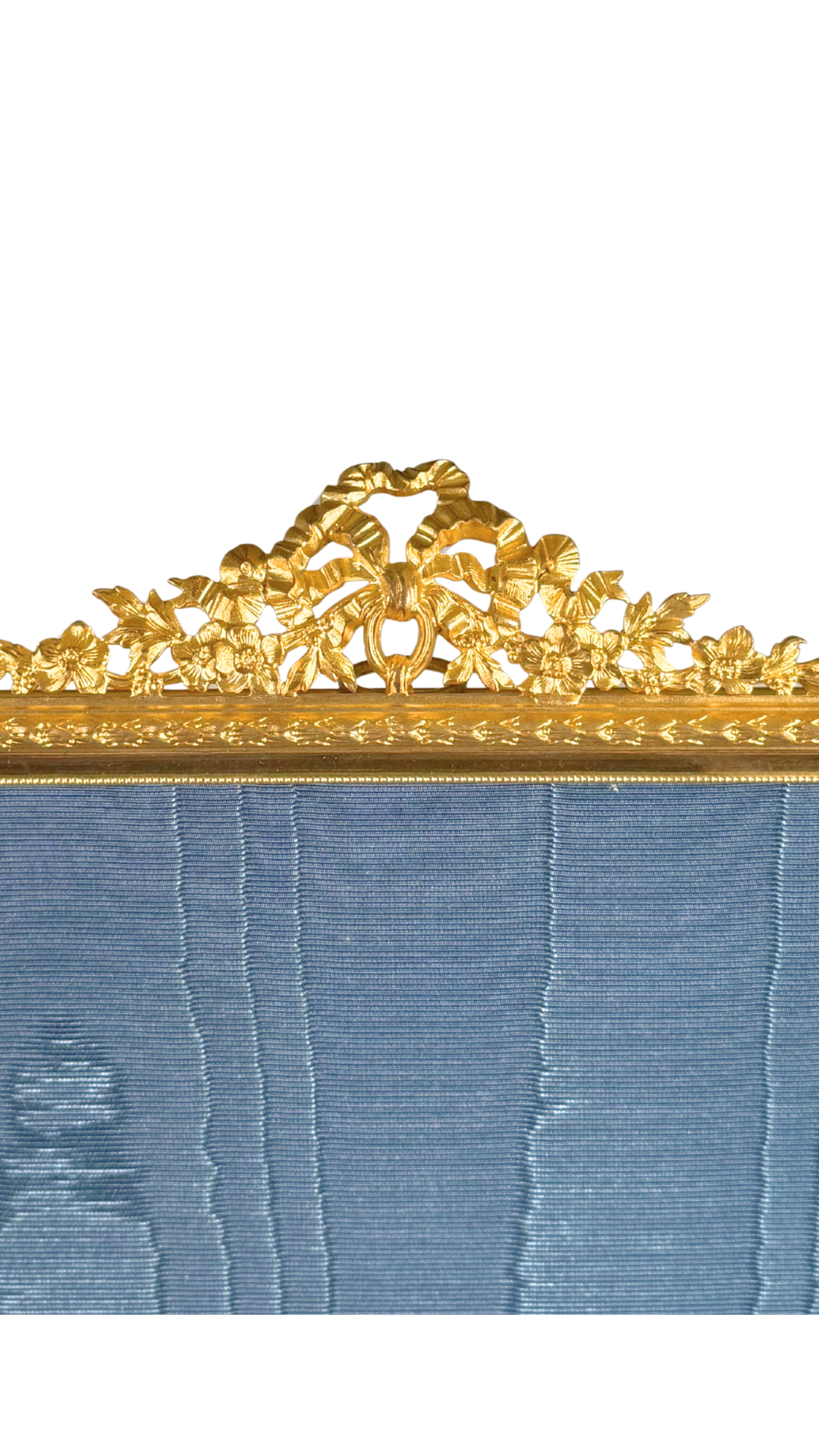 Large French Gilt Brass Table Frame