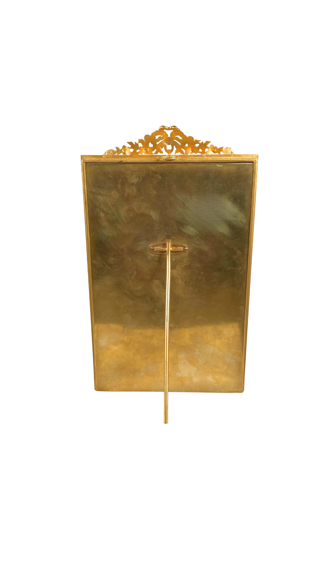 Large French Gilt Brass Table Frame