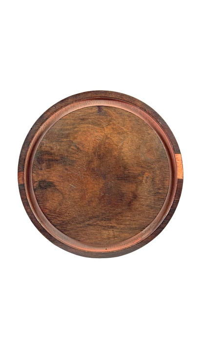 French Inlaid Wood Riser