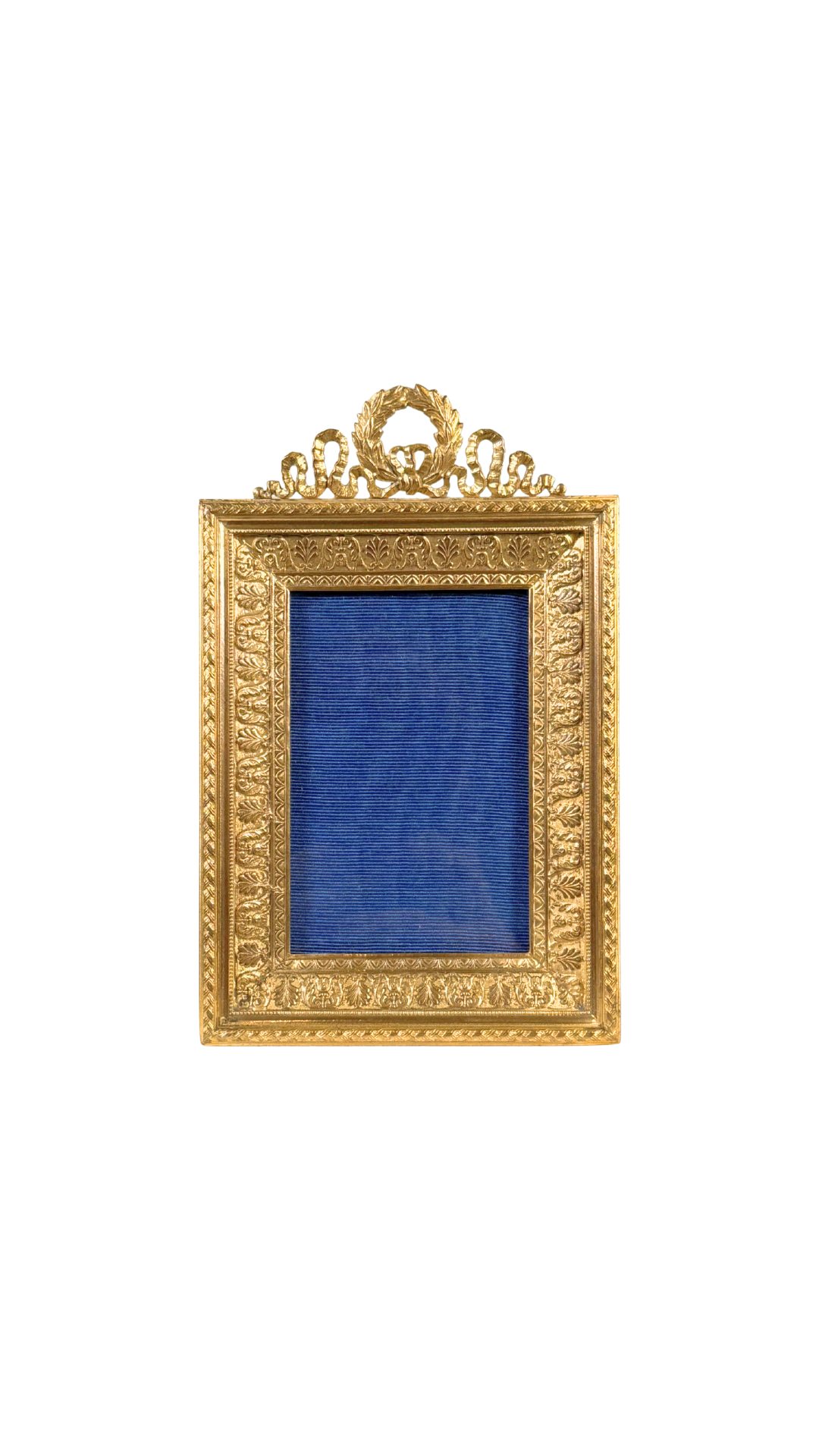 Gilt Bronze Laurel Crest Frame