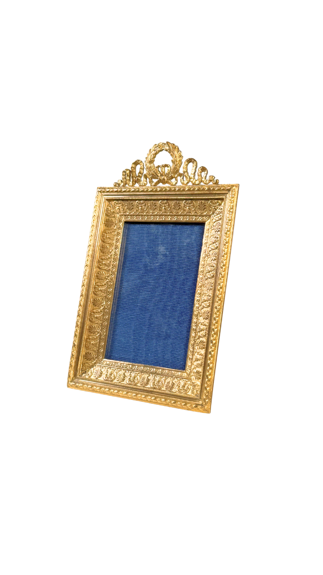 Gilt Bronze Laurel Crest Frame