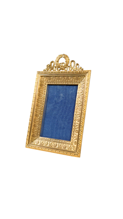 Gilt Bronze Laurel Crest Frame
