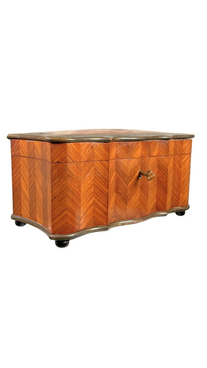 Antique Marquetry Tea Caddy
