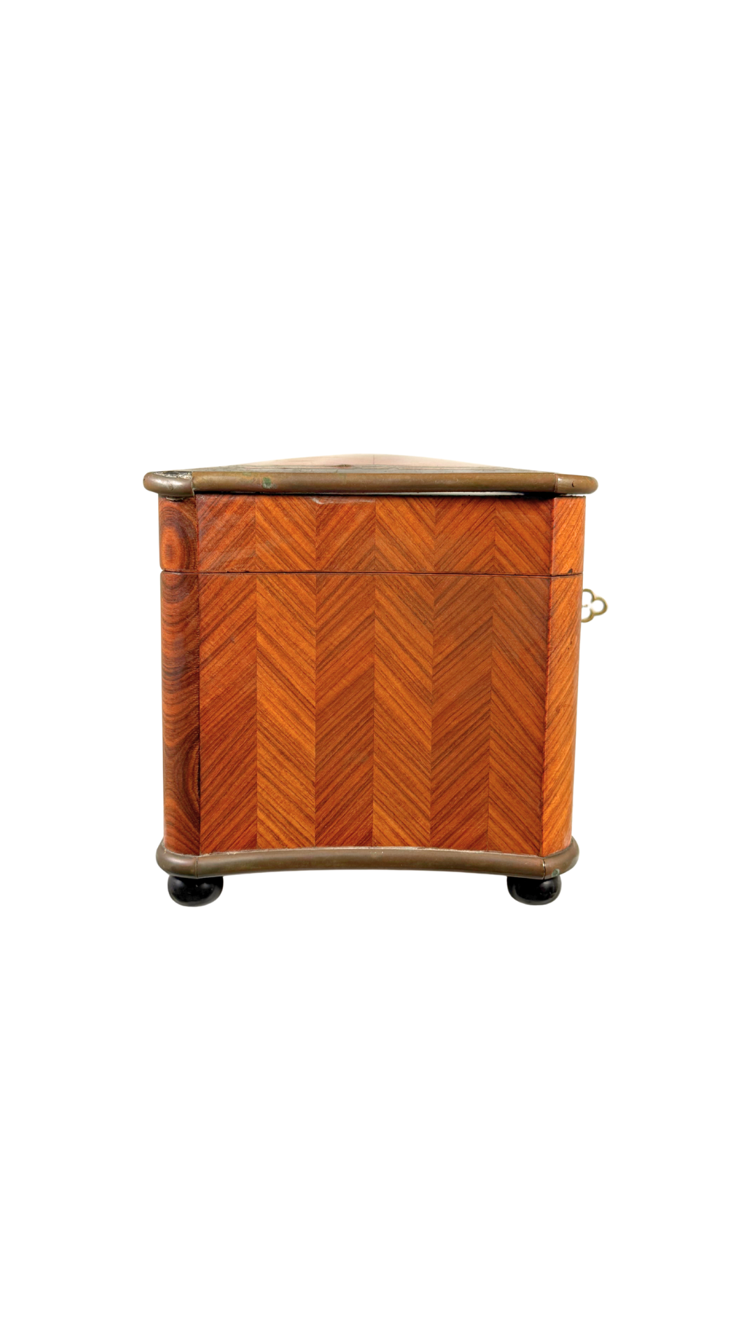 Antique Marquetry Tea Caddy