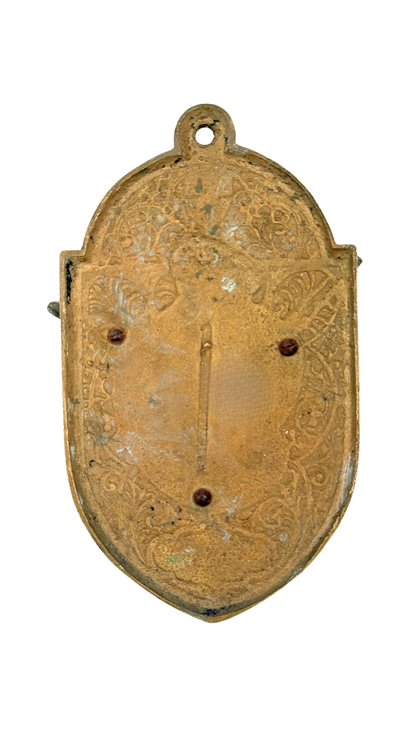 Antique Brass Helmet Match Strike