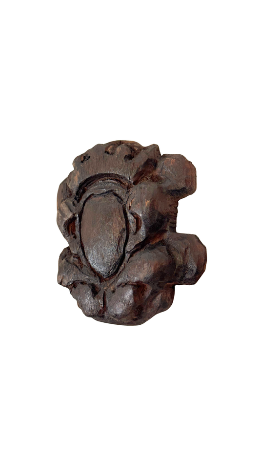 Antique Salvaged Wooden Crest