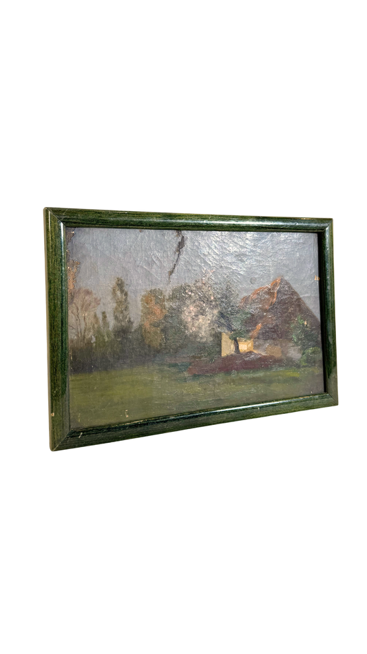 French Pastoral Landscape Painting