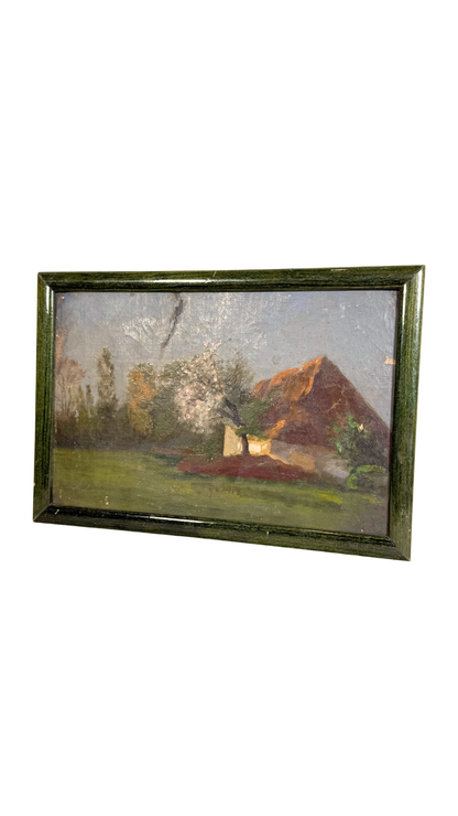 French Pastoral Landscape Painting