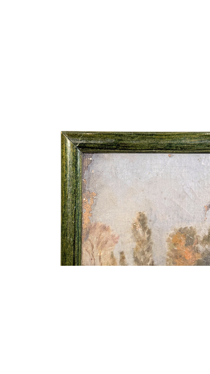 French Pastoral Landscape Painting