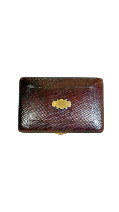 Leather Correspondence Box