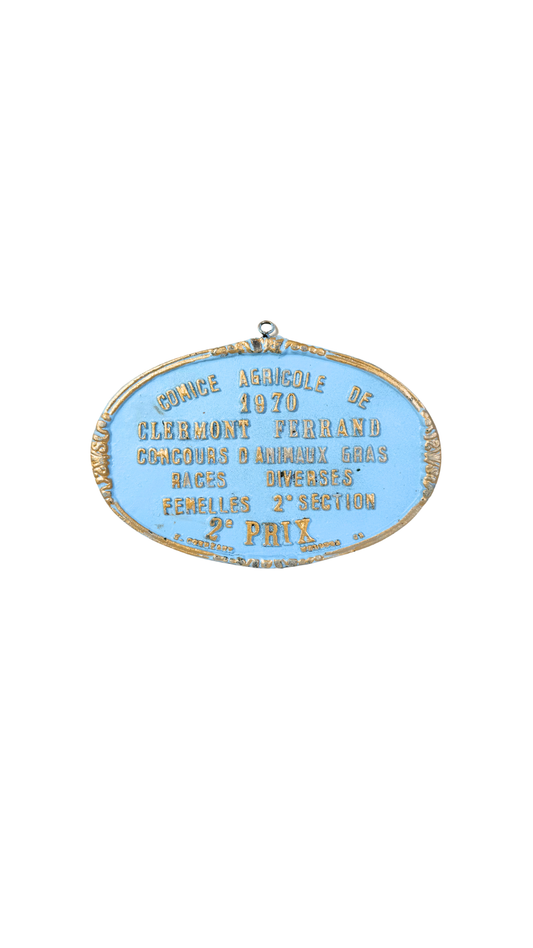 French Agricultural Plaque - Livestock