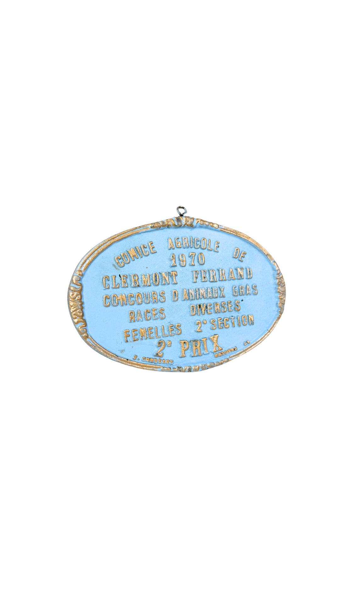 French Agricultural Plaque - Livestock