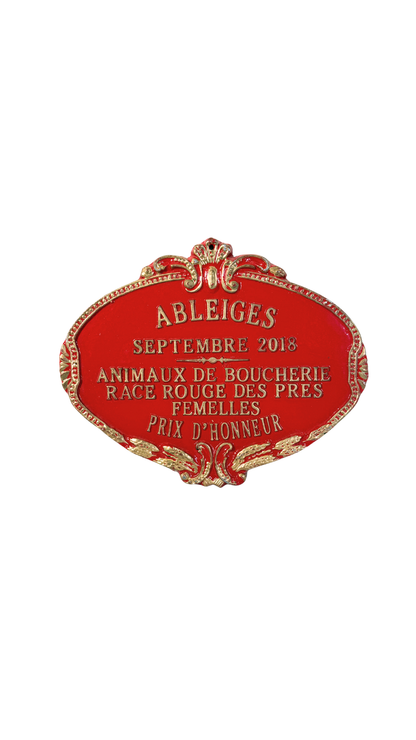 French Agricultural Plaque - Livestock