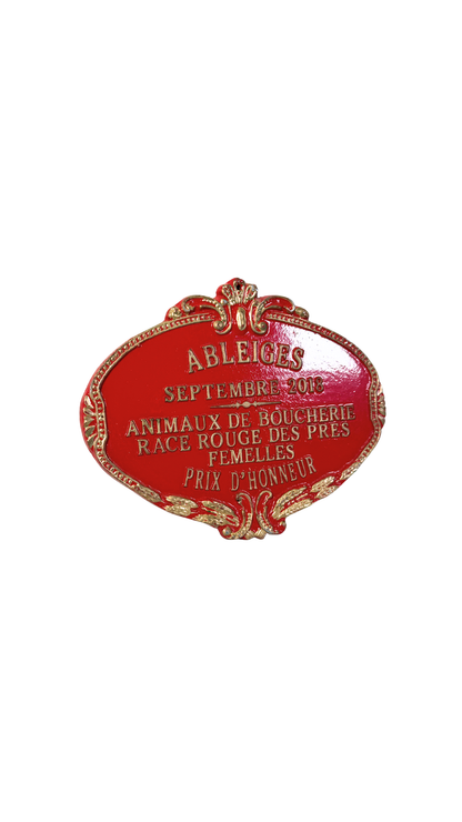 French Agricultural Plaque - Livestock