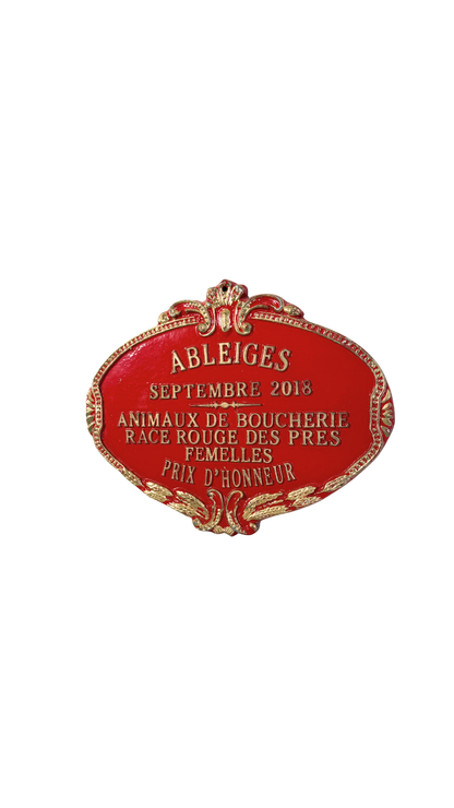 French Agricultural Plaque - Livestock