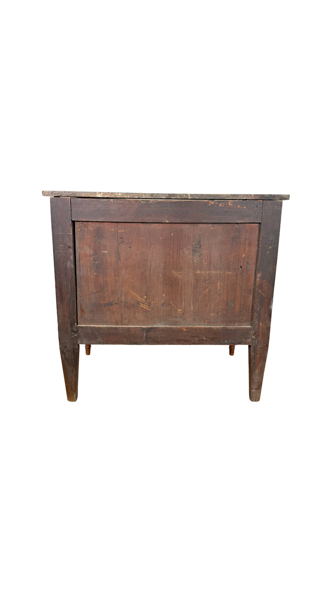 Petite French Walnut Commode with Marble Top